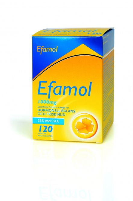 Hovedbilde Efamol GLA nattlysolje 120 kapsler