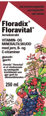 Hovedbilde Floradix Floravital Jernekstrakt 250 ml