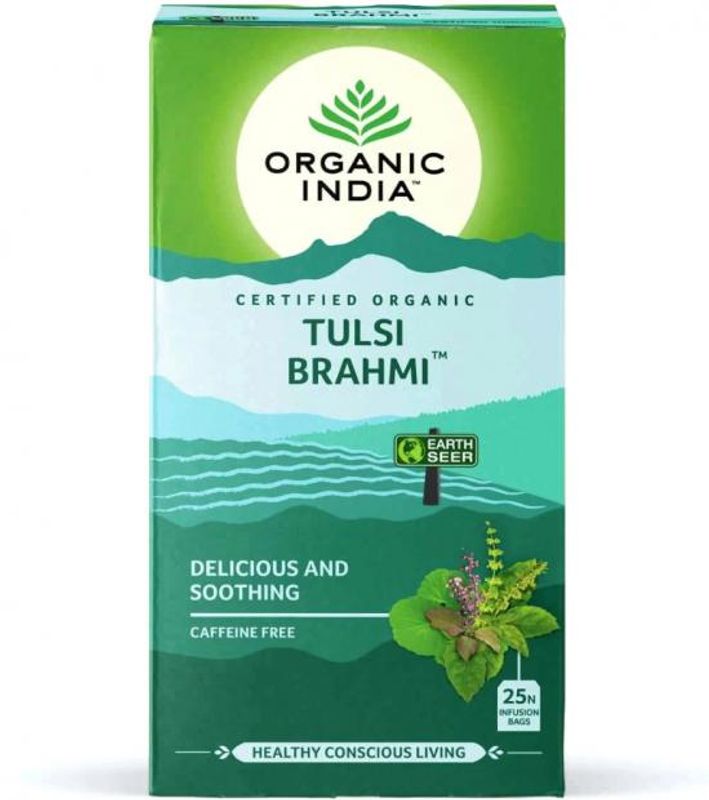 Organic India Tulsi Brahmi Tea 25 poser