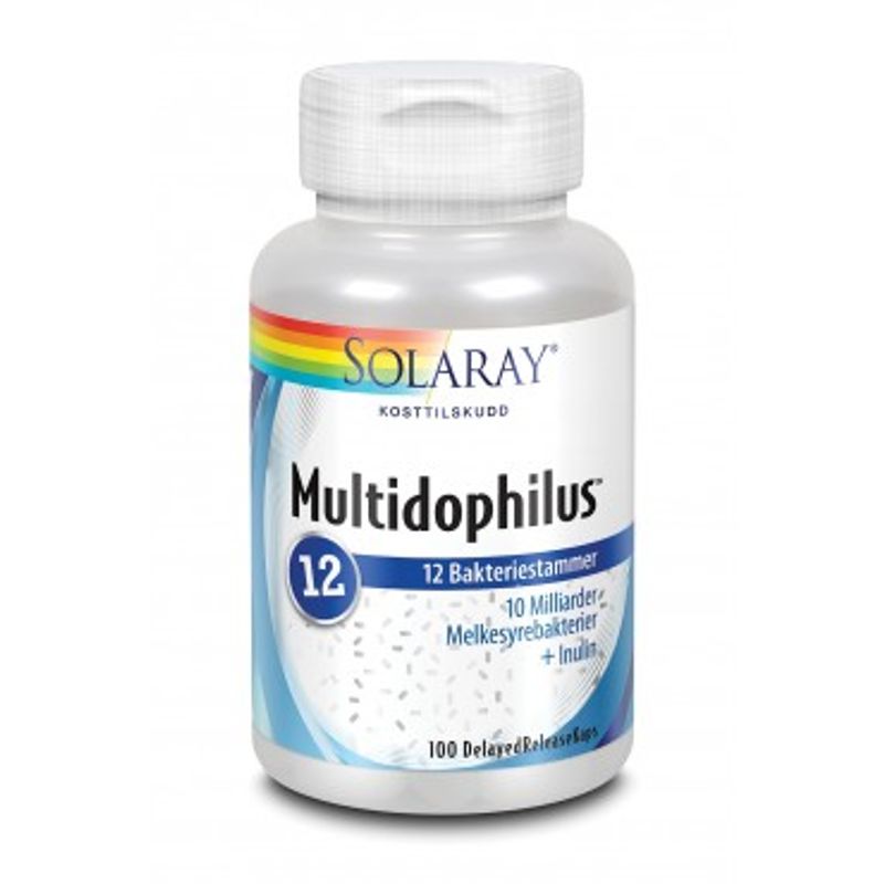 Solaray Multidophilus 12 probiotika 100 kapsler