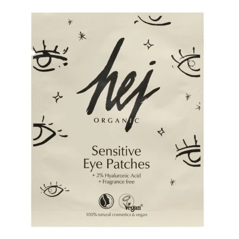 HEJ Organic Sensitive Eye Patches 1 par