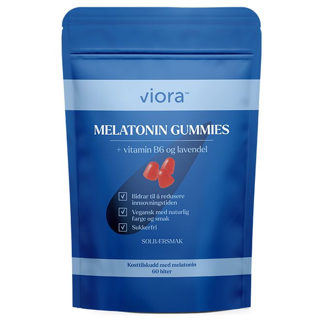 Hovedbilde Viora Melatonin Gummies 60 stk