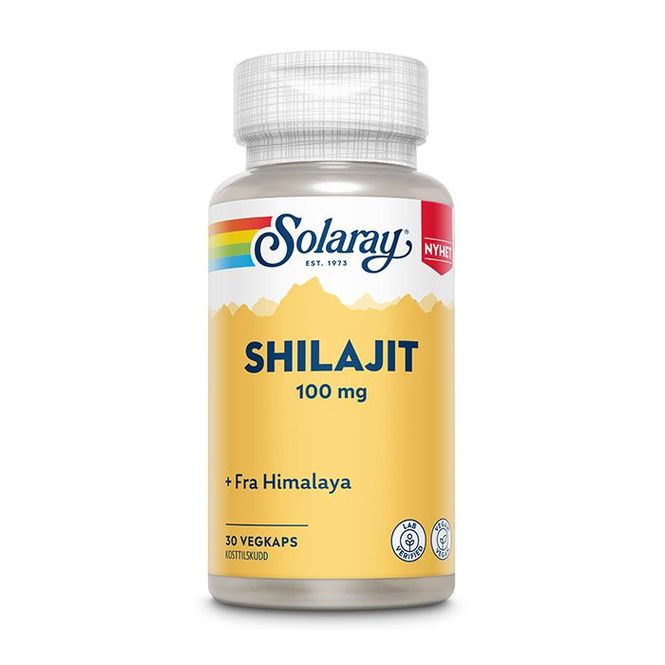 Hovedbilde Solaray Shilajit 100 mg 30 kapsler