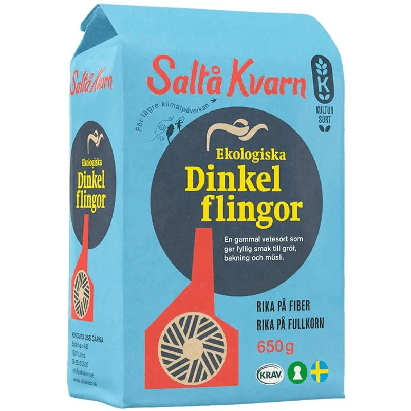 Saltå Kvarn Speltflak 650 g