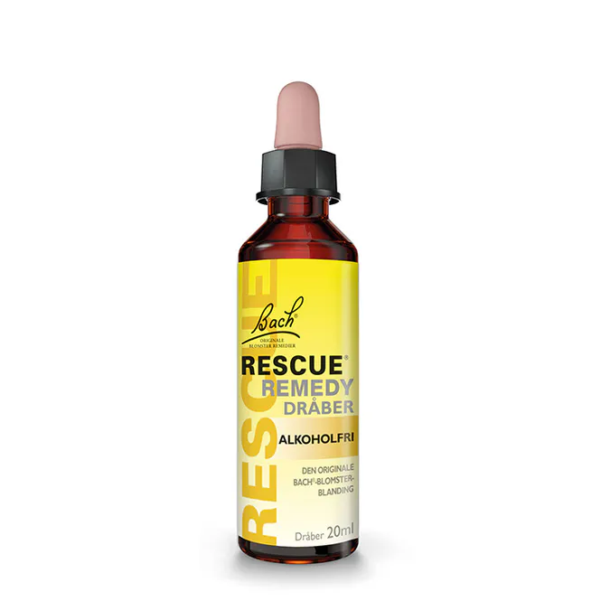 Hovedbilde Bach Rescue Remedy dråper alkoholfri 20 ml