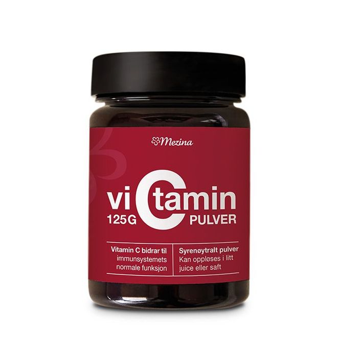 Hovedbilde Mezina C-vitamin pulver 125g
