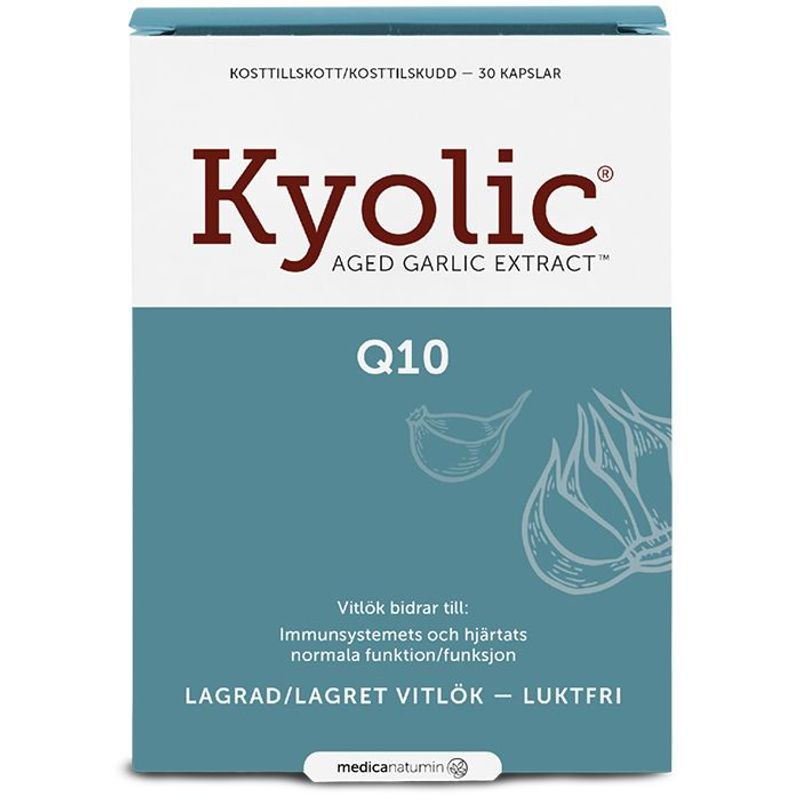 Kyolic + Q10  30 kapsler
