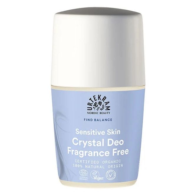 Hovedbilde Urtekram Fragrance Free Crystal Deo roll-on 50 ml