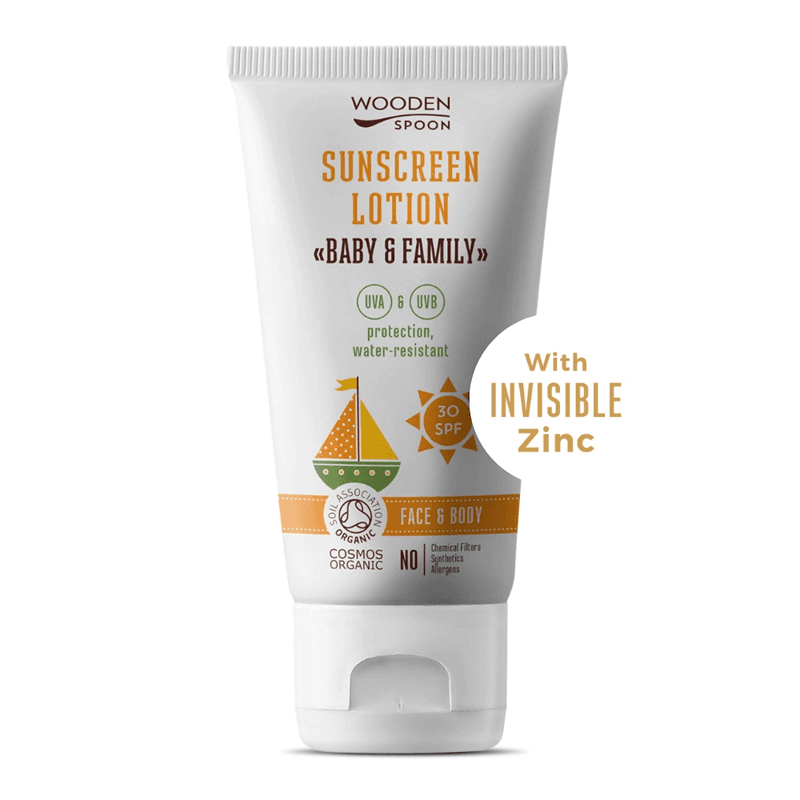 Wooden Spoon SPF30 Sunscreen Lotion Baby & Family 150 ml tube