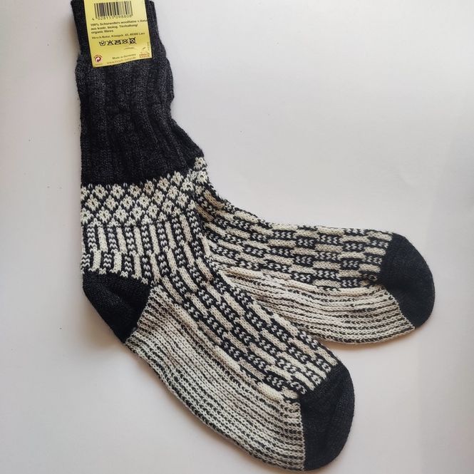 Hovedbilde Hirsch Ullsokker modell SKANDINAVIA grå 42/43